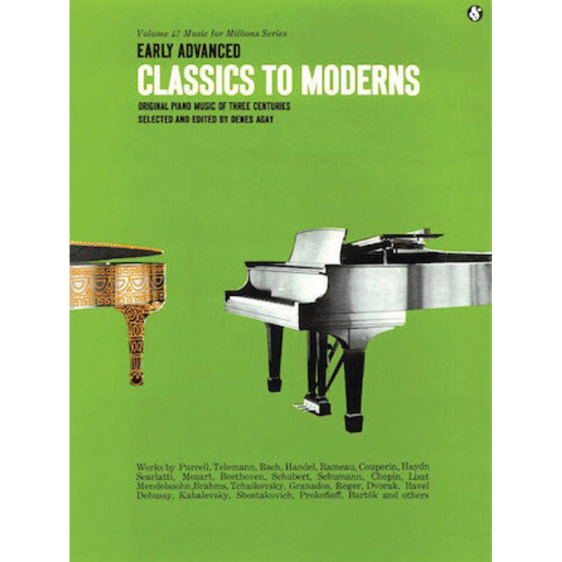 Early Advanced Classics to Moderns: Vol. 47 Music for Millions Series