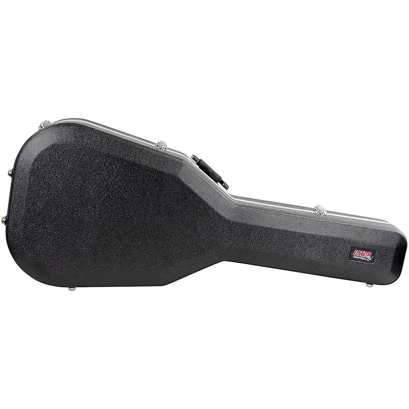Gator Deluxe ABS Molded Acoustic Guitar Case – Black
