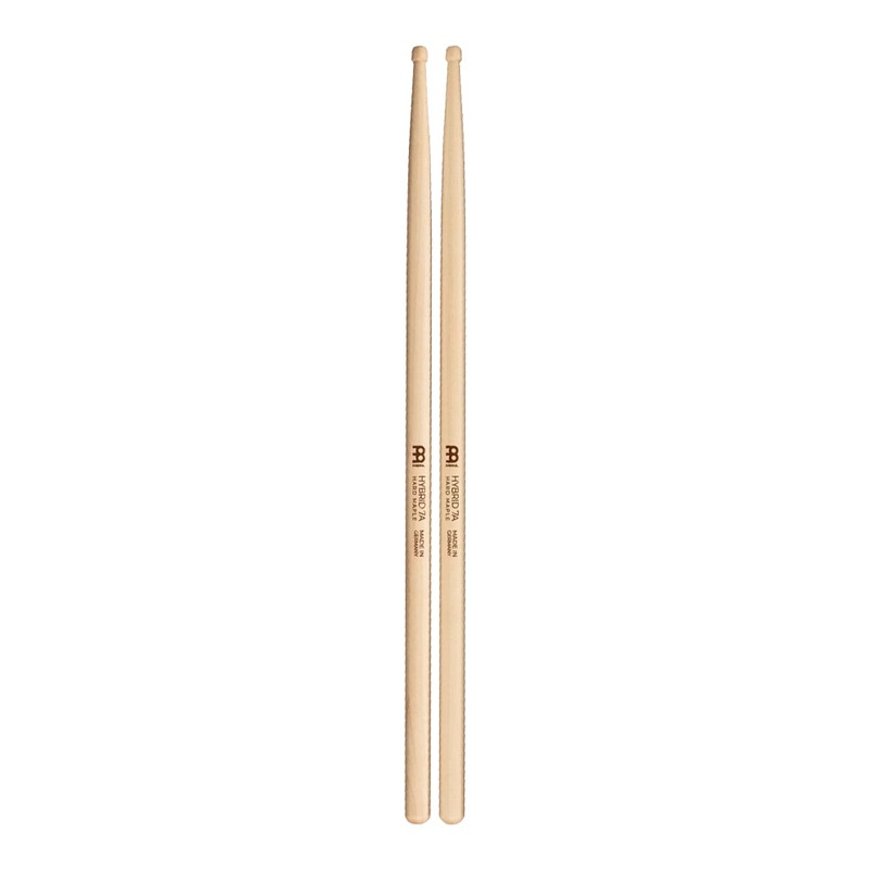 Meinl Hybrid 7A Wood Tip Drumstick – Hard Maple