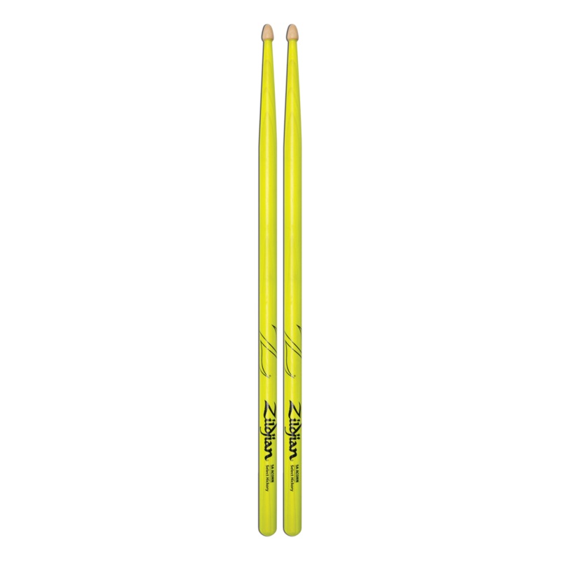 Zildjian 5A Acorn Neon Yellow Drumsticks