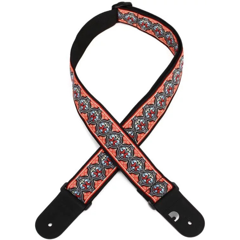 D’Addario Eco-Comfort Jacquard Woven Guitar Strap  – Orange