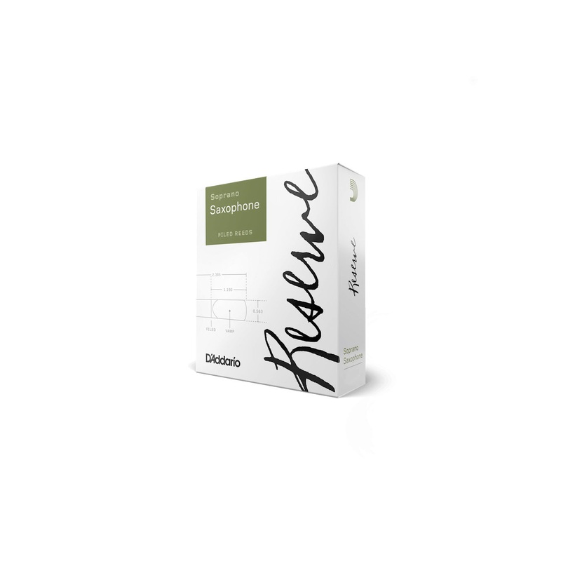 D’Addario Reserve 2.0 Reed for Soprano Saxophone – Each