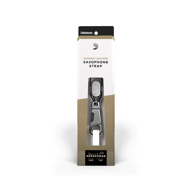 D’Addario Woodwinds Padded Leather Neck Strap