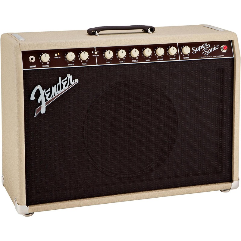 Fender Super Sonic 22 Watt All Tube Guitar Combo Amp – Blonde