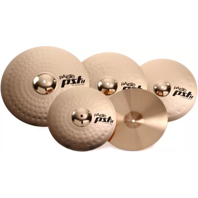 Paiste PST 8 Reflector Universal Cymbal Set 14/18/20 – Free 16 Crash