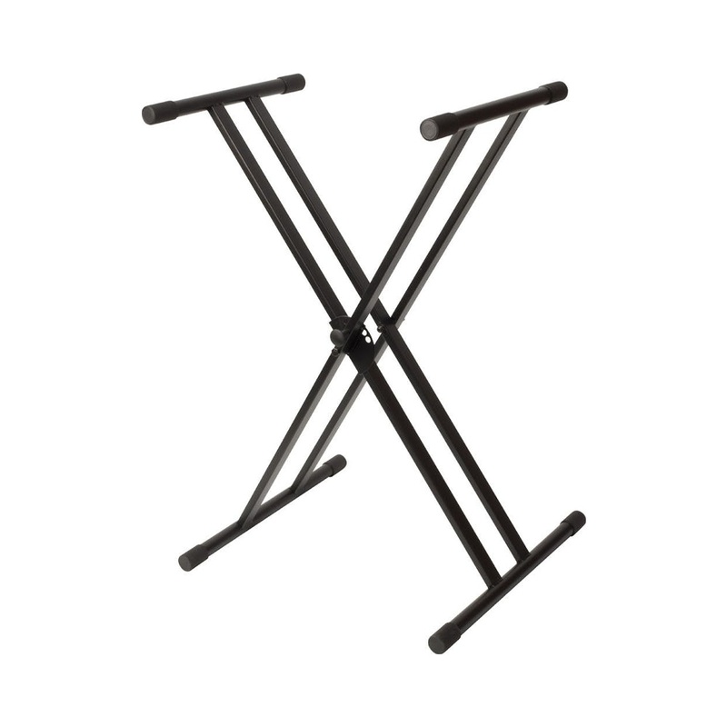JamStands JS-502D Double Brace X-Style Keyboard Stand
