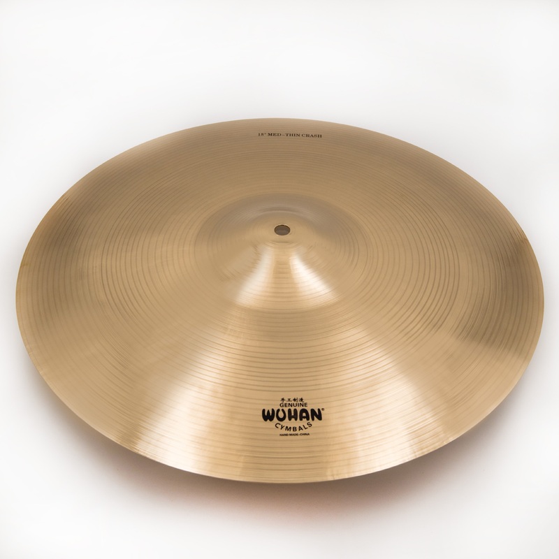 Wuhan 18 B20 Medium Thin Crash Cymbal