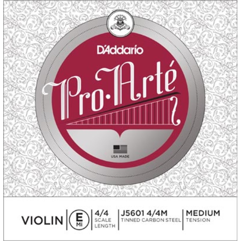 D’Addario ProArte Violin E 4/4 Medium Tension J5601 4/4M Single String