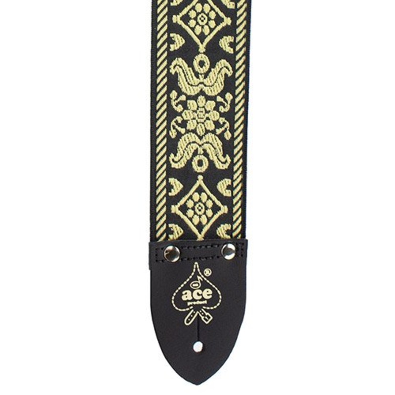 D’Andrea Ace 2 Vintage Reissue Guitar Strap – Old Gold