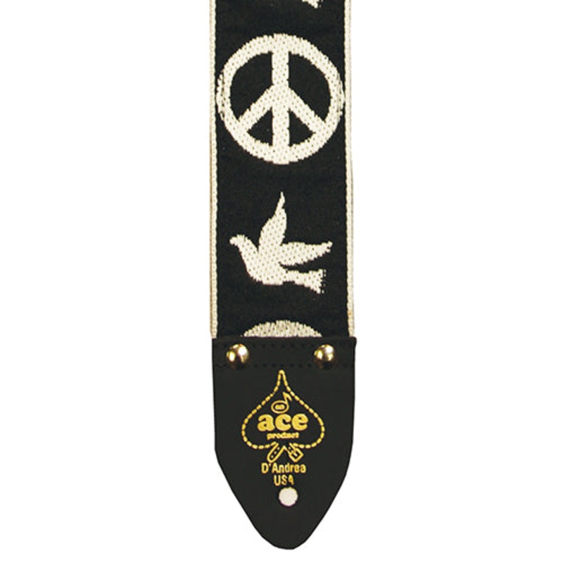 D’Andrea Ace Vintage Reissue Guitar Strap Peace & Dove