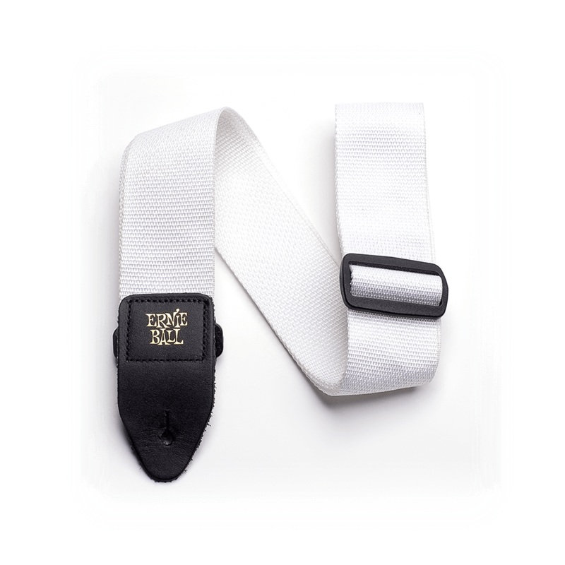 Ernie Ball 2 Polypropylene Guitar Strap – White