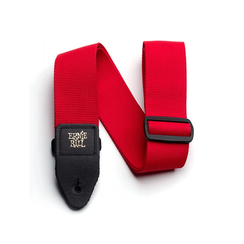 Ernie Ball Polypropylene Guitar Strap – Red