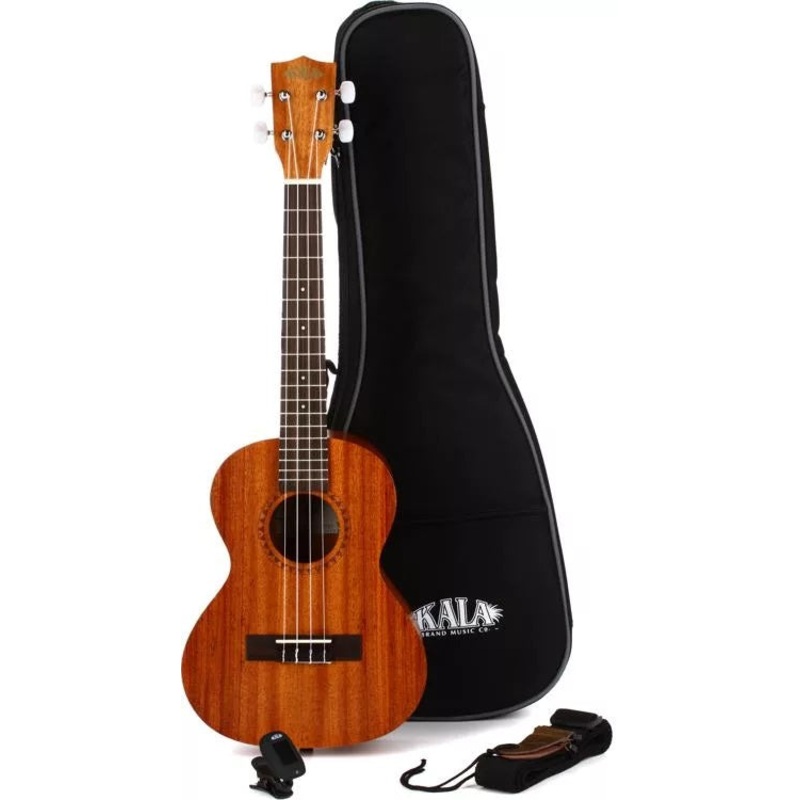 Kala KA-15T Tenor Ukulele Bundle – Satin Mahogany