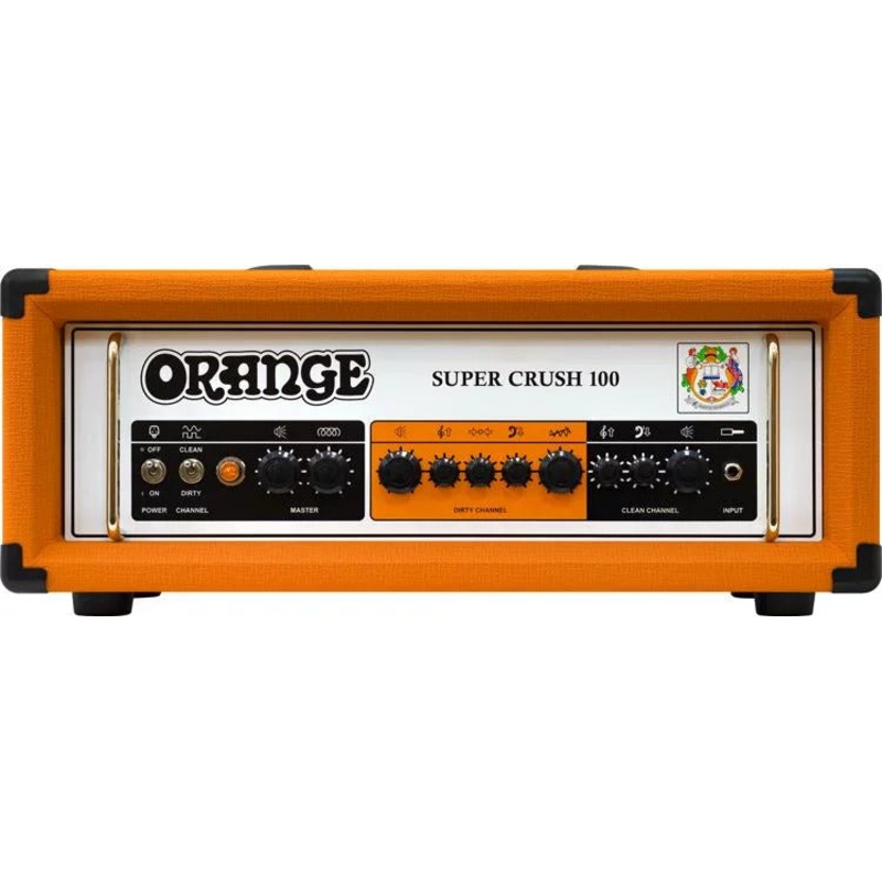 Orange Super Crush 100 – 100-Watt Solid-State Head – Orange
