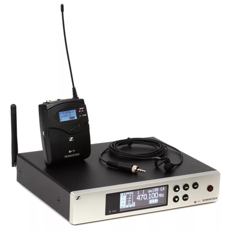 Sennheiser EW 100 G4-ME2 Wireless Lavalier Microphone System – A Band