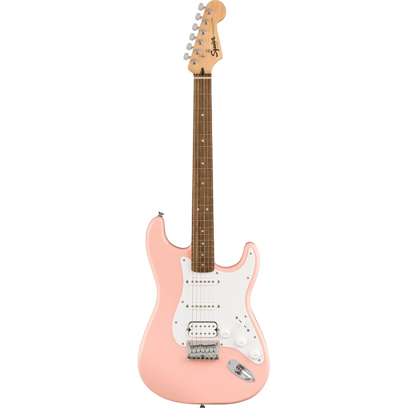Squier Bullet Stratocaster HT HSS Electric Guitar – Shell Pink
