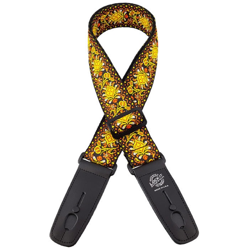 Lock-it Straps Retro Vintage Series Jacquard Strap – Lemon Chill