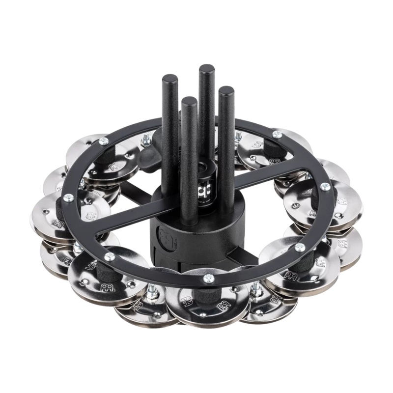Meinl Percussion 2-Piece Tambourine Hi-Hat – Black