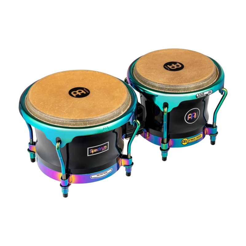 Meinl Percussion Spectrum Series 7 And 8.5 Siam Oak Bongos – Phantom Black