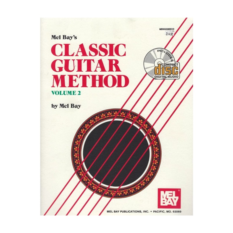 Mel Bay Classic Guitar Method Volume 2 W/CD