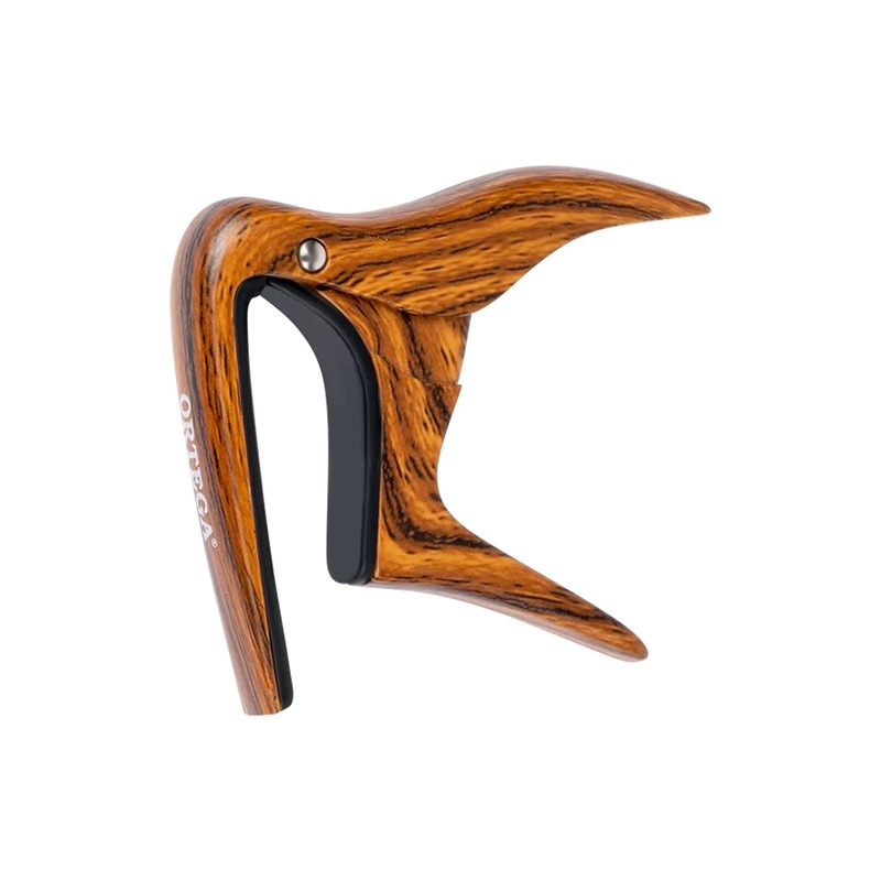 Ortega Flat Ukulele Capo – Walnut