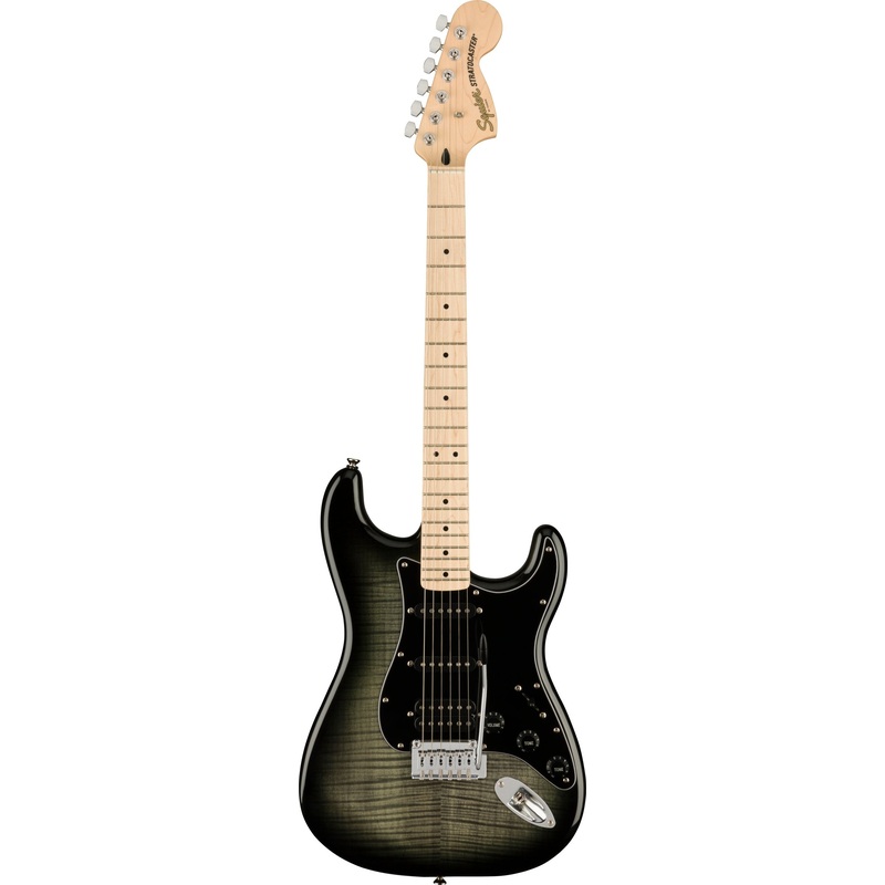 Squier Affinity Series Stratocaster Electric Guitar – Black Burst