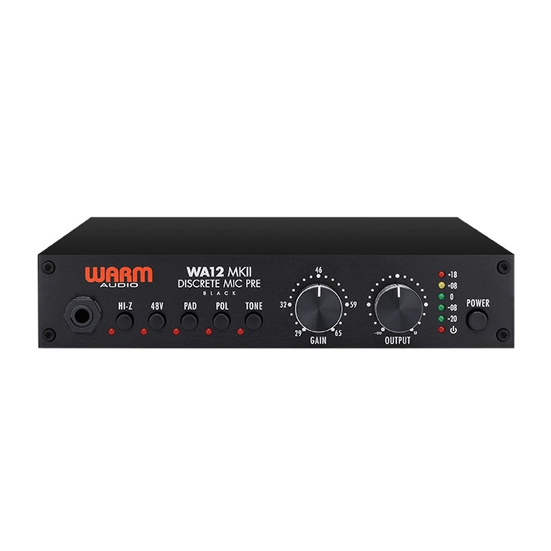 Warm Audio WA12 MKII Microphone Preamp – Black