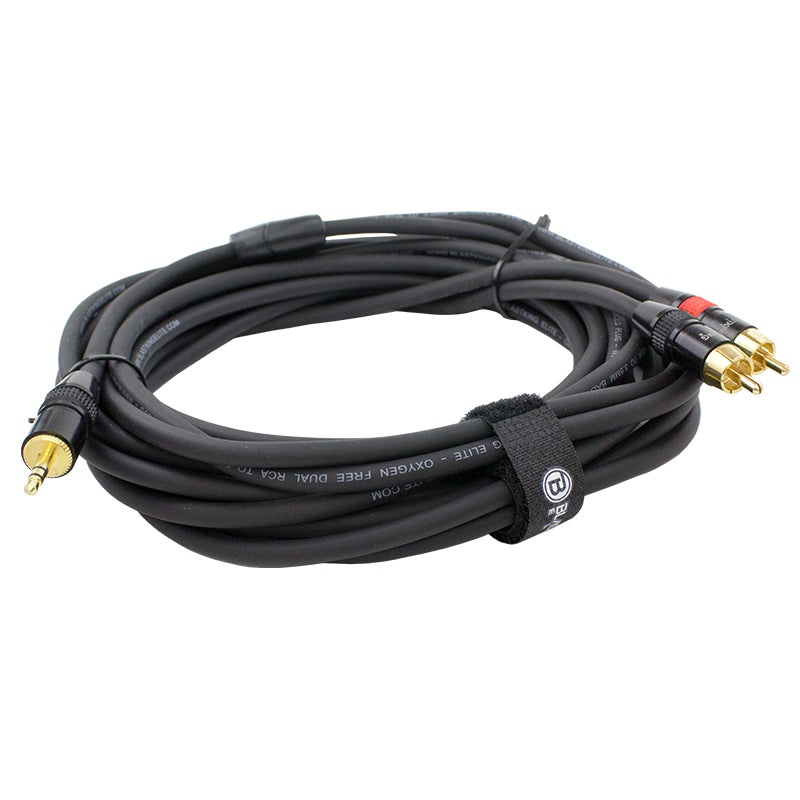 Blastking 12′ Dual RCA to 3.5mm Balanced Plug Cable  C2R35B