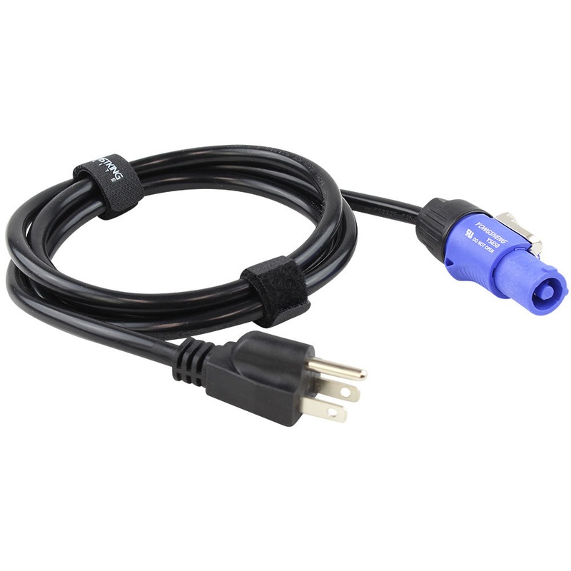 Blastking 5′ Heavy Duty 3 Pin AC Power Plug to Powercon Cable  C1PCON