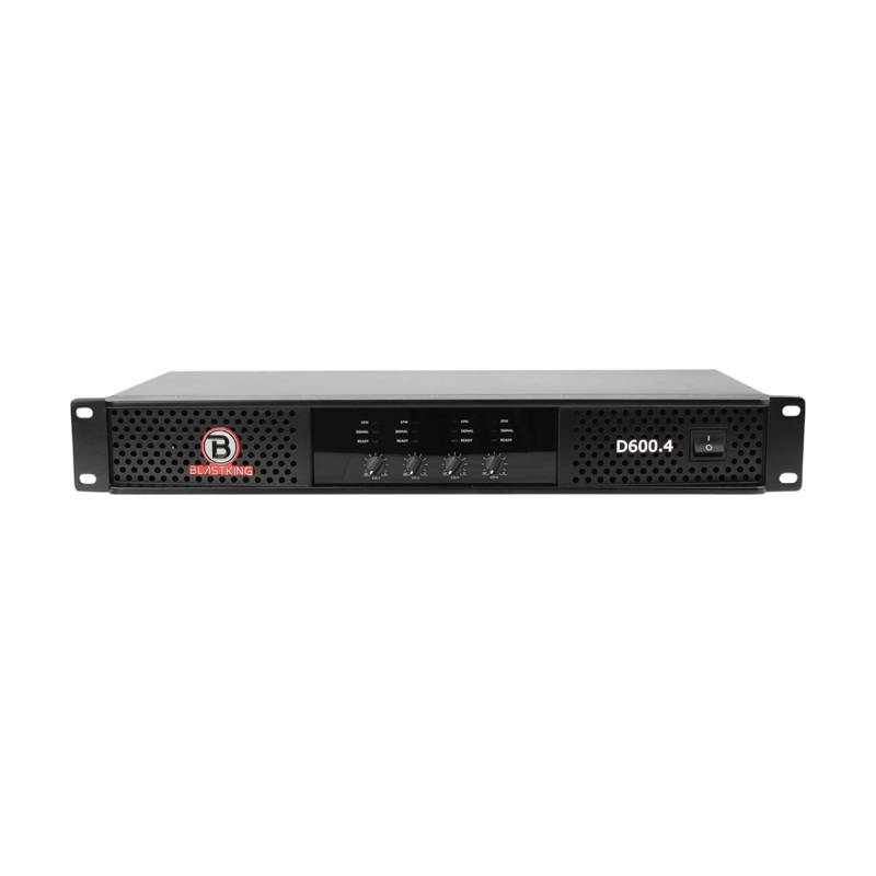 Blastking D600.4 2400 Watt 4 Channel Class D Amplifier