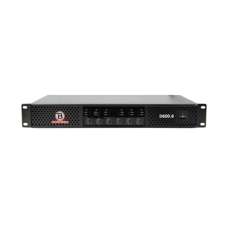 Blastking D600.6 3600 Watt 6 Channel Class D Amplifier