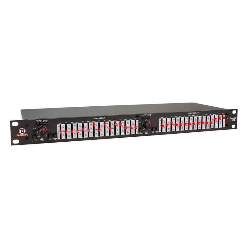Blastking Dual 15-Band Graphic Equalizer  ULTRAMIX1502-EQ