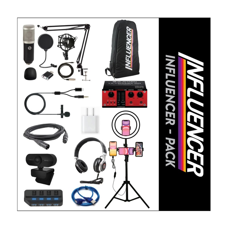 Blastking Influencer Complete Recording Pack – Black