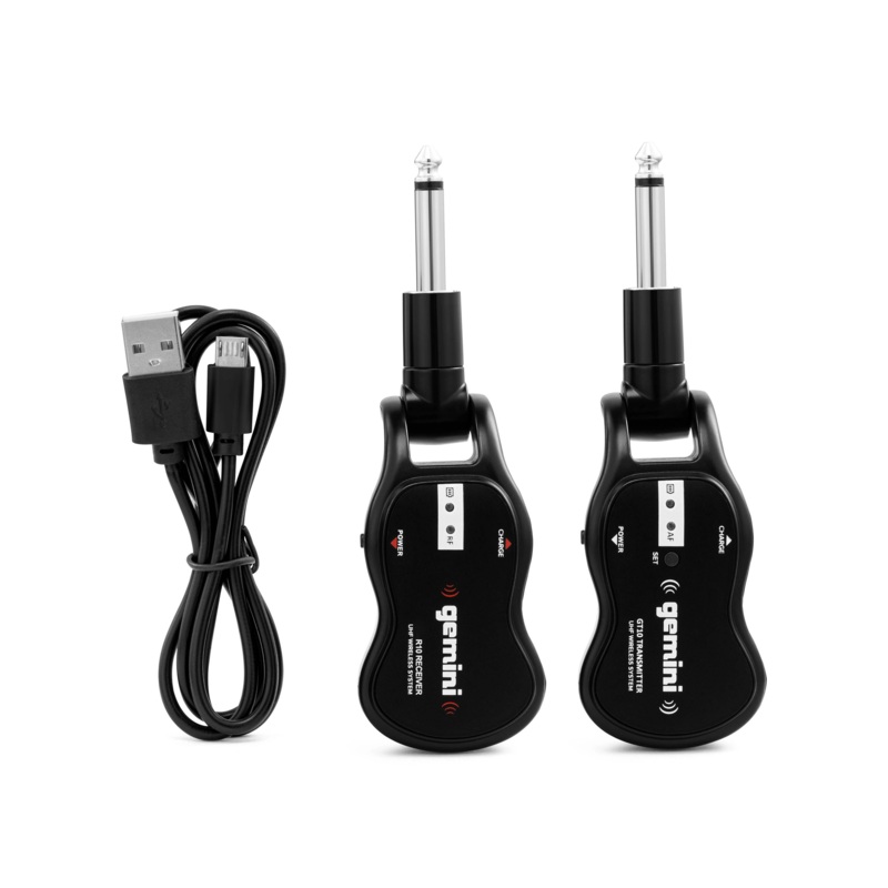 Gemini GMU-G100 UHF Wireless Rechargeable Guitar System