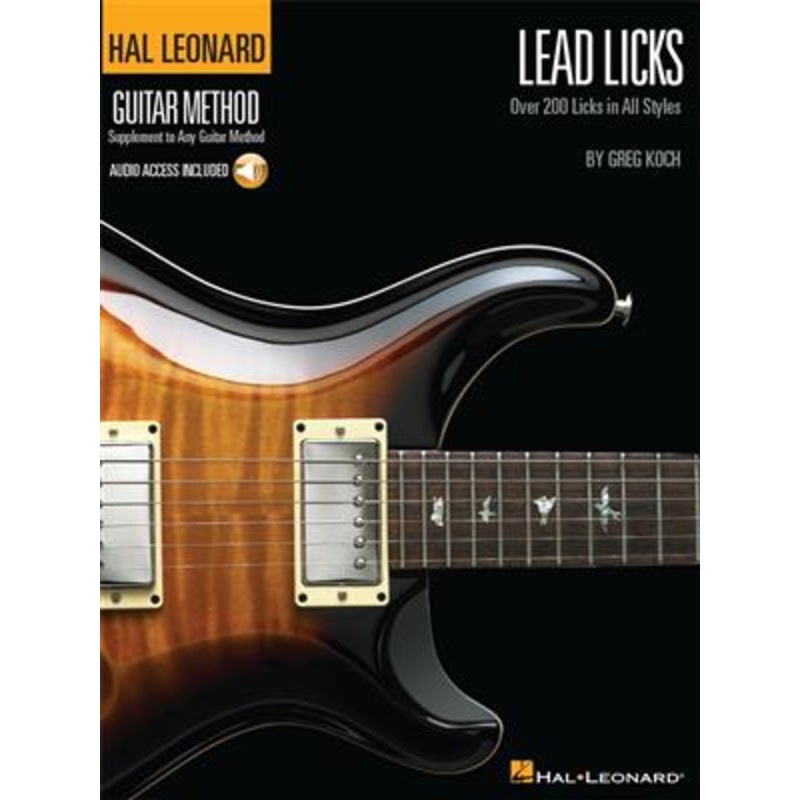 Lead Licks by Hal Leonard