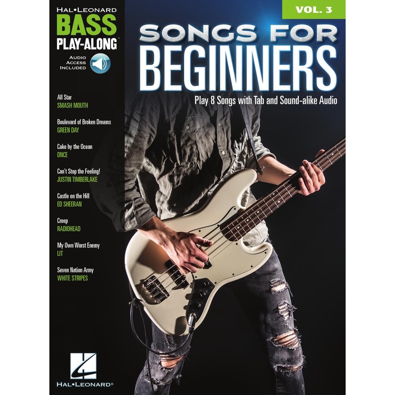 SONGS FOR BEGINNERS Bass Play-Along Volume 59