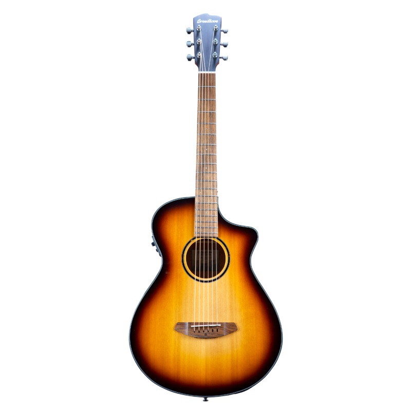 Breedlove Discovery S CE Red cedar-African Mahogany Concertina Acoustic-Electric Guitar Edge Burst