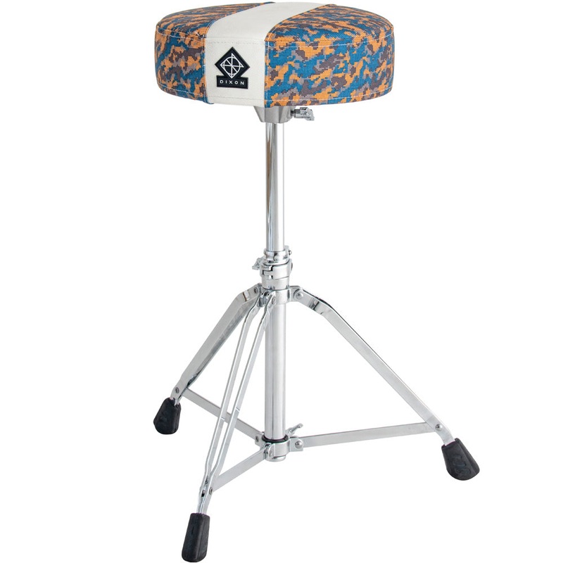 Dixon PSN-802 Round Drum Throne – Gold Camo
