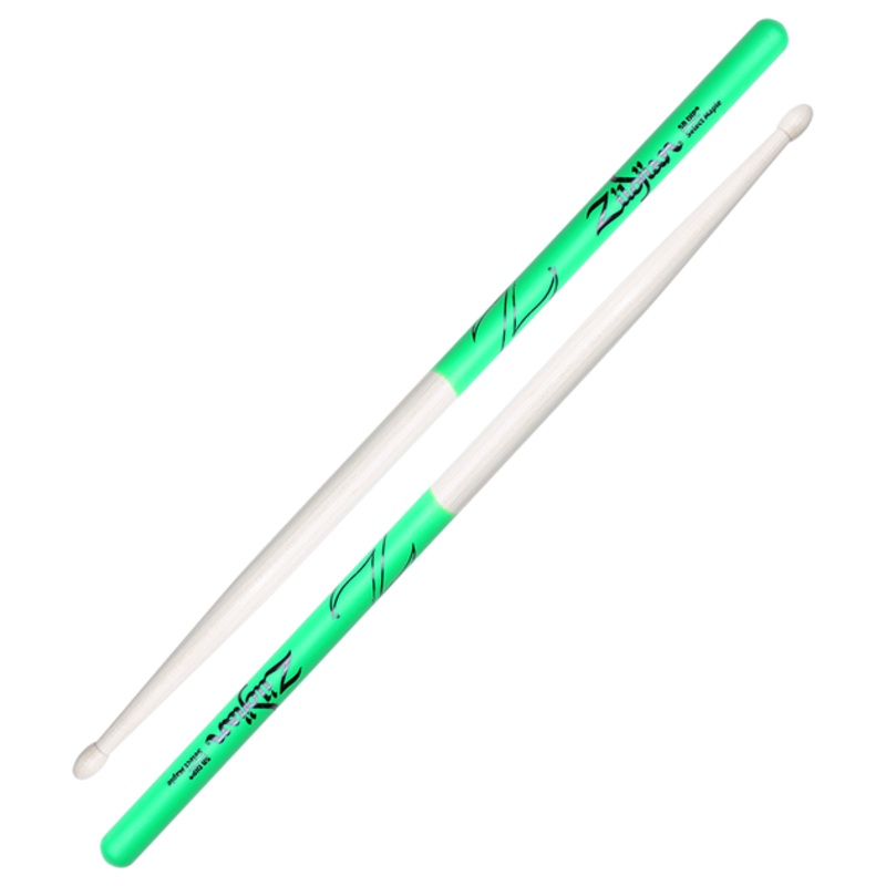 Zildjian 5B Maple Green Dip Drumsticks