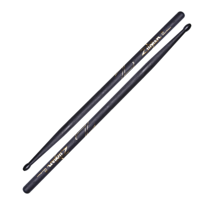 Zildjian Hickory Series 5B Nylon Tip Black Drumsticks