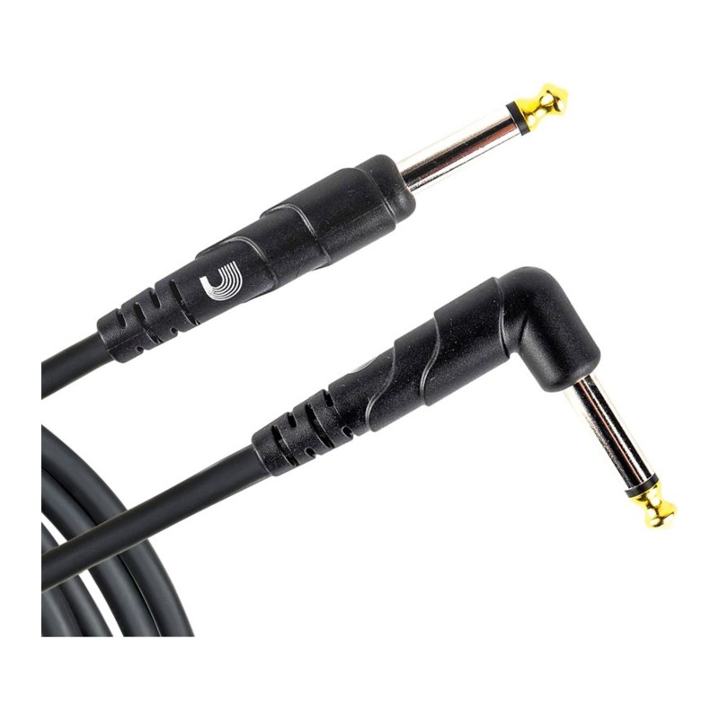 D’Addario Classic Pro Series Instrument Cable, Right Angle Plug 10 ft.
