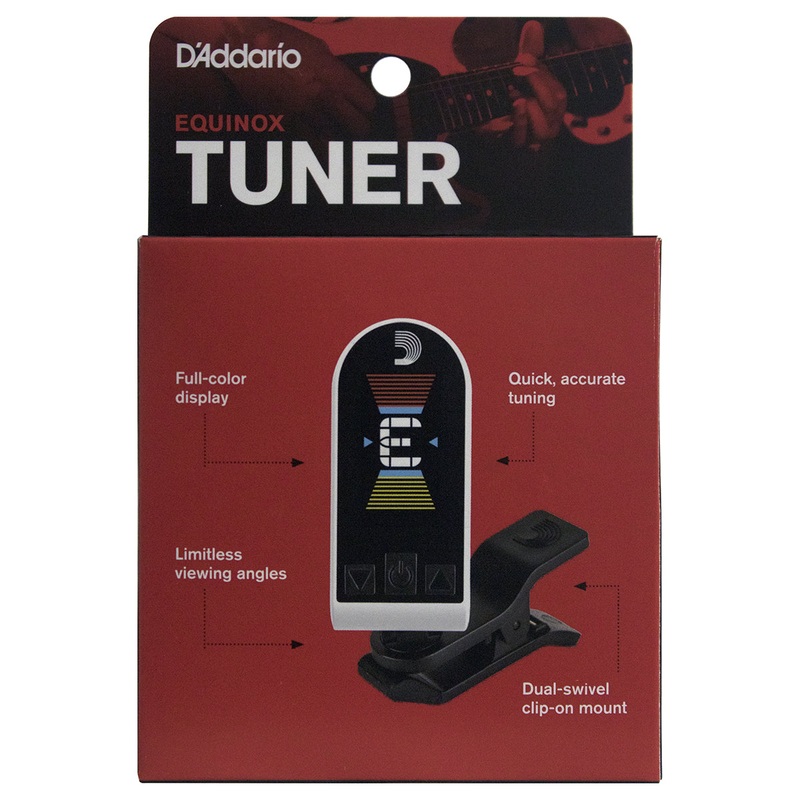 D’Addario Equinox Tuner – White
