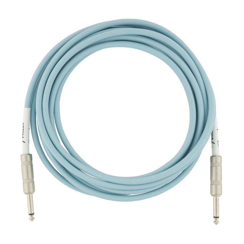 Fender Original Series Straight to Straight Instrument Cable 10ft – Daphne Blue