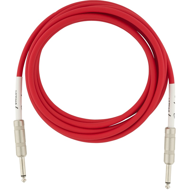 Fender Original Series Straight to Straight Instrument Cable 10ft – Fiesta Red