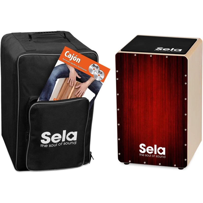 Sela Varios Cajon Bundle|Red|Brown|Blue|Green