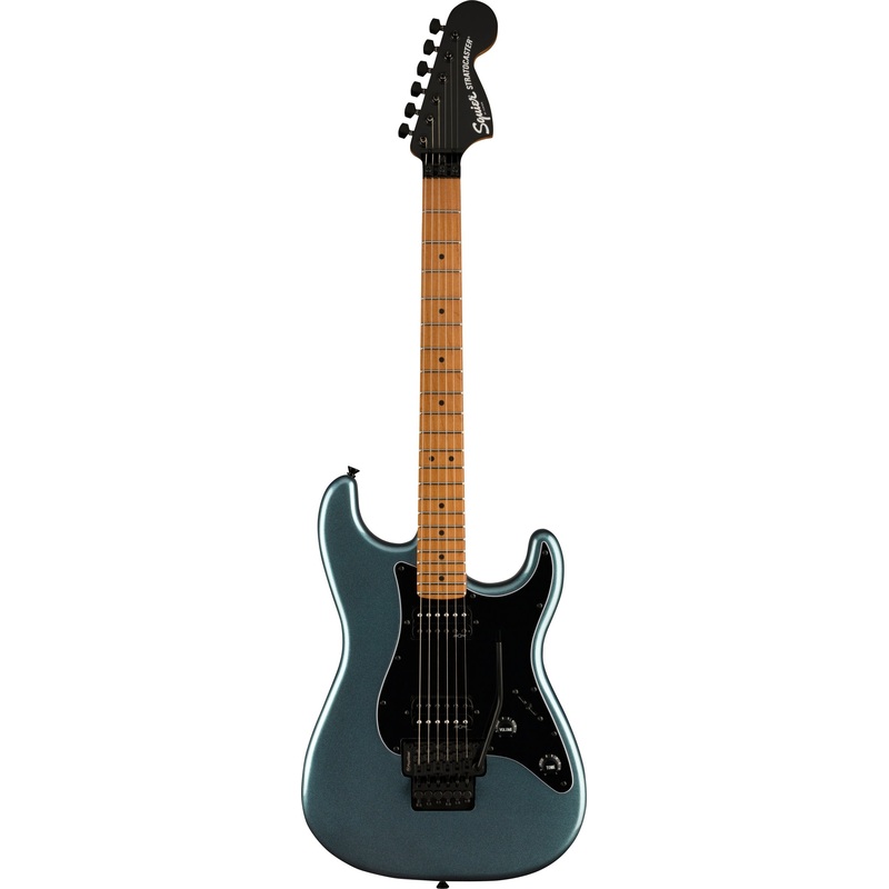 Squier Contemporary Stratocaster HH FR Electric Guitar – Gunmetal Metallic