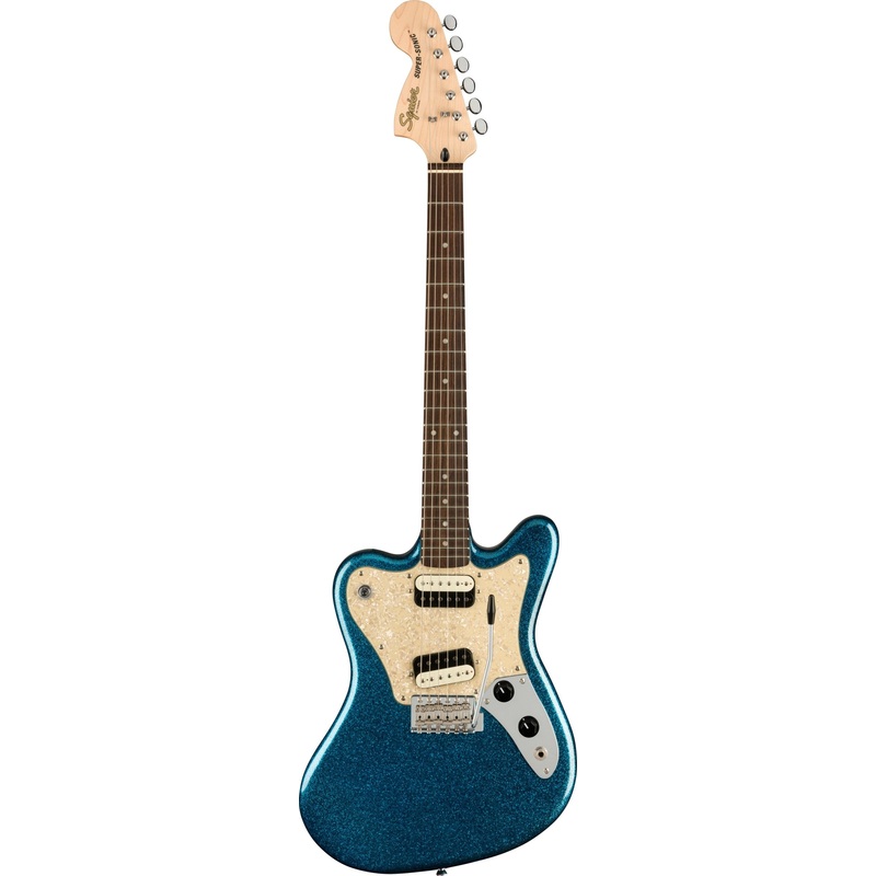 Squier Paranormal Super-Sonic Electric Guitar – Blue Sparkle
