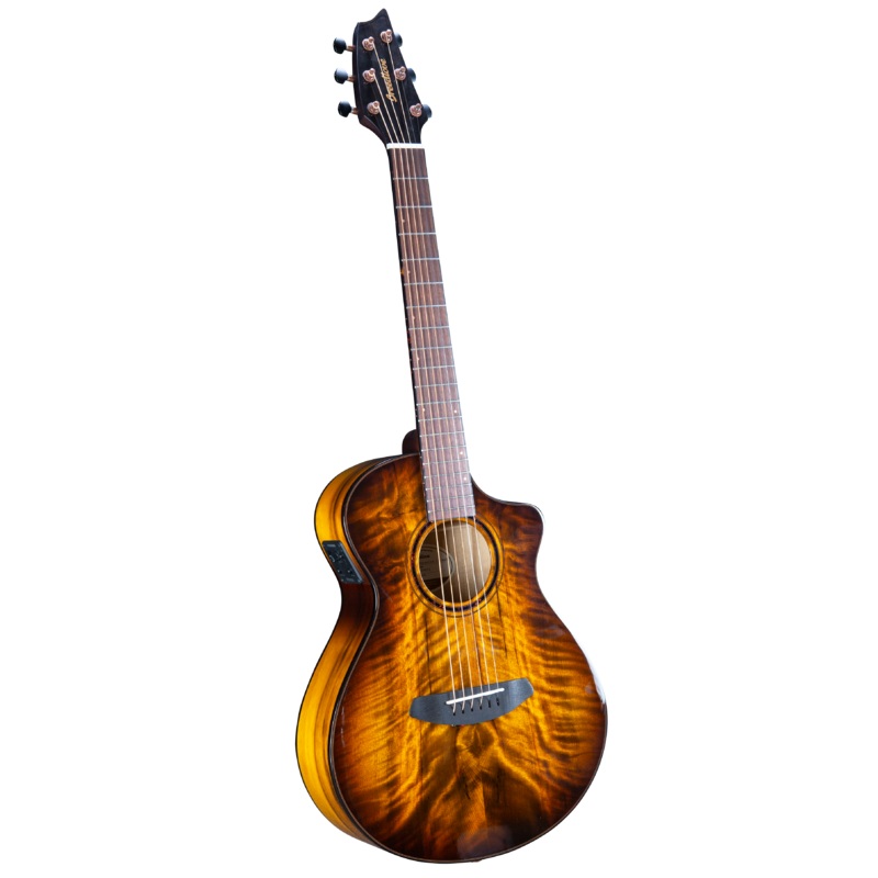 Breedlove Eco Pursuit Exotic S Companion CE Acoustic-Electric Guitar – Tiger’s Eye