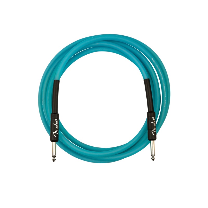 Fender 10′ Instrument Cable Glow In The Dark – Dark Blue