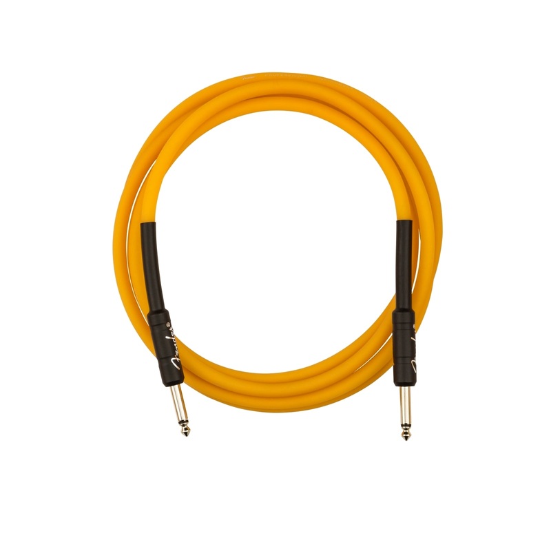 Fender 10′ Instrument Cable Glow in The Dark – Orange